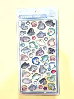 【正規品】　ボンボンドロップシール　水族館限定　サメ