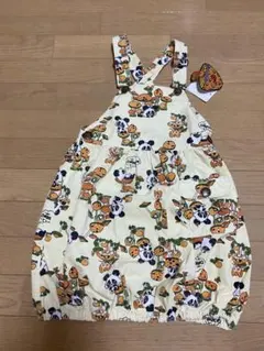 チェリッチュ　コーデュロイワンピース 100〜110cm パンダ柄のサムネイル
