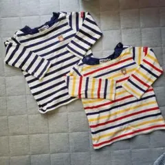 HOT BISCUITS ミキハウス 長袖カットソー 80 2枚セット