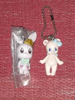 アイカツ エンジェリーべア リトルバニー　マスコットキーホルダー　2個セット