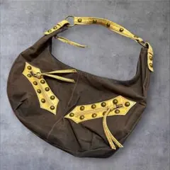 00s【archive】 Y2K studs one shoulder bag