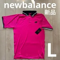 new balance ピンク ポロシャツ （L サイズ）新品のサムネイル