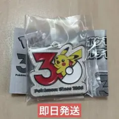 ポケモン30周年 メタルチャームマスコット ピカチュウ