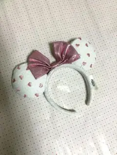 ディズニー ハート模様カチューシャ