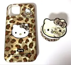 ハローキティ ヒョウ柄 iPhone14ケース セット