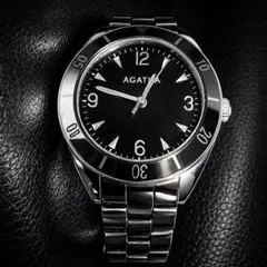 ★ AGATHA PARIS オールセラミック ブラック 美品 クォーツ 高級感のサムネイル