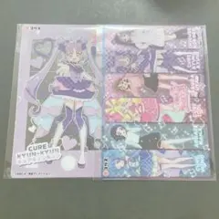キミとアイドルプリキュア♪　キラキラクリアカードガム　2枚まとめ