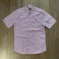 Raf Simons ラフシモンズ　フレッドペリー　コラボ　半袖シャツ チェックのサムネイル