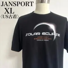 ジャンスポーツ 皆既日食 2017 Tシャツ イベントT 天体　一点物　US古着のサムネイル
