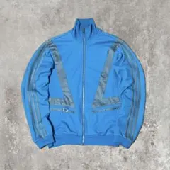 00s adidas トラックジャケット 希少カラー ターコイズ シルバー