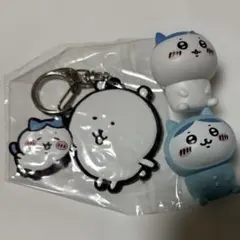 ナガノマーケットラバーキーホルダー　くま　(ハチワレ)