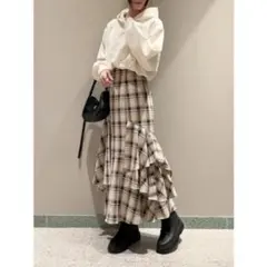 スナイデル SNIDEL ティアードマーメイドスカート