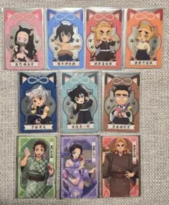 ★鬼滅の刃 漆ノ章 in ナムコ キャンペーン クリアシート 10枚セット