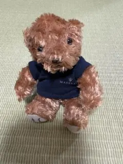 未使用】マセラティ MASERATI くま キーホルダーテディベア ぬいぐるみ