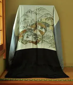 有名店在庫 最高級新品正絹（祝着）京友禅手描き刺繍美術特撰日本一