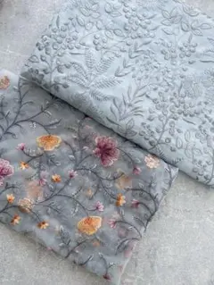インド刺繍生地