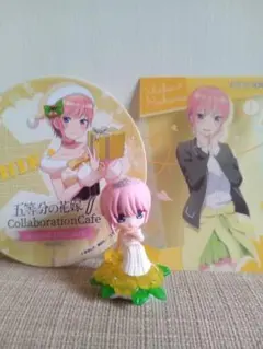五等分の花嫁　中野一花　３点セット(ハグコット、クリアカード、コースター)