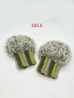 SALE 手編みのハンドウォーマー