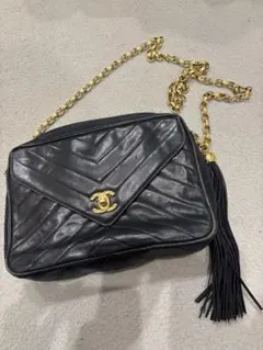 最高級美品】シャネル ワイルドステッチ チェーントートバック