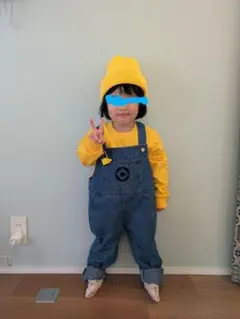 週末セール【新品】ミニオンズ　キッズ　コスプレセット　size130