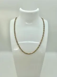 k18GP金色のシンプルチェーンネックレス No.345 - メルカリ