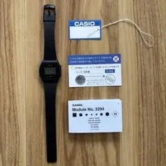 【美品】CASIO　カシオ　LW-204　ブラック　腕時計