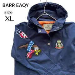 BARR EAQY ジャケット ワッペン イーグル ネイビー XL 激レア
