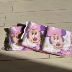 ミニーマウス タオル 3枚セット