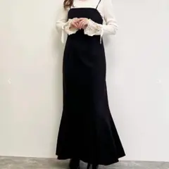 INGNI マーメードキャミワンピース 黒