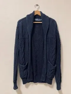 Polo by Ralph Lauren ネイビー カーディガン M