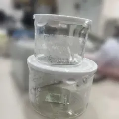 2028 iwaki 耐熱ガラス保存容器 2個セットのサムネイル