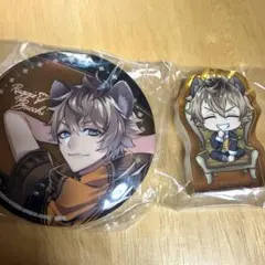 ツイステ　ラギーセット　缶バッジ＆アクリルブロック