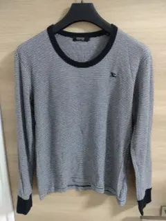 BURBERRY BLACK LABEL ストライプ長袖カットソー サイズ2