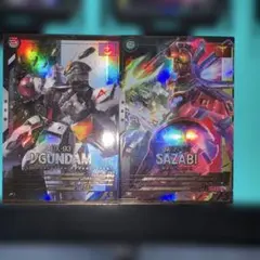 【美品】Pレア νガンダム サザビーアーセナルベース