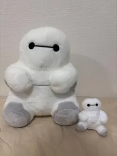 ディズニー　ベイマックス ぬいぐるみ 大小セット