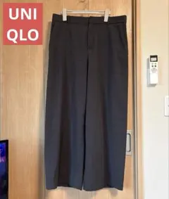 【UNIQLO】レディース ワイドパンツ グレーオンライン限定希少XXLサイズ