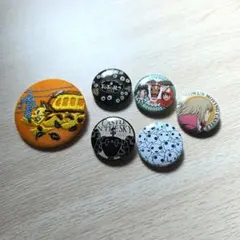ジブリ缶バッジ　トトロ•ハウル•もののけ•ラピュタ6個セット