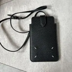 Maison Margiela スマホショルダーバッグ ブラック
