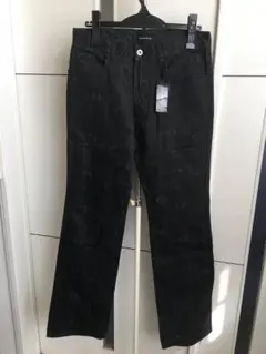 [新品] スリムフィット ブラックデニムパンツ　Lサイズ