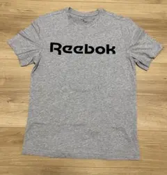 Reebok リーボック グラフィックシリーズリニアロゴTシャツ グレーLサイズ