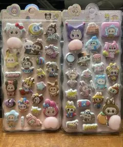 新作:おしりぷにぷに 立体 シール 2枚セット