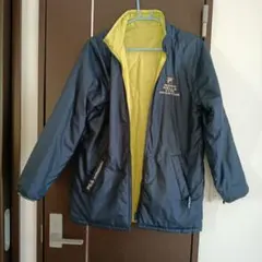 FILA リバーシブルジャケット ネイビー/イエロー