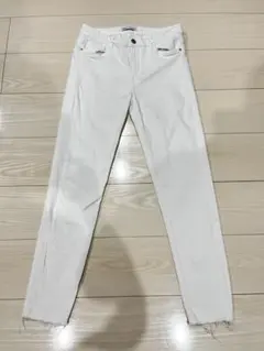 ZARA ホワイト スキニーデニム