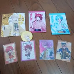 すとぷり　カード　色紙 7枚 、缶バッチセット