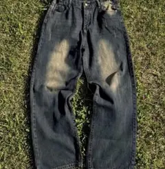 yolo HA0019 ウォッシュドレトロデニムパンツS