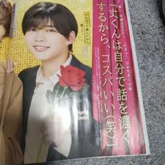 ポポロ2024年４月号なにわ男子切り抜き