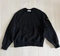 STONE ISLAND スウェット　クルーネック　ラグランスリーブ　黒のサムネイル