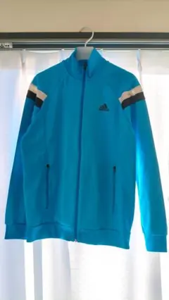 adidas ClimaLite ジャージ ジャケット ブルー M