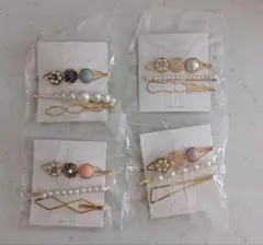 UYU.UYU ヘアクリップ【12個セット】キラキラピン ヘアアクセサリー