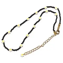 ビーズフラワーネックレス【 39 】